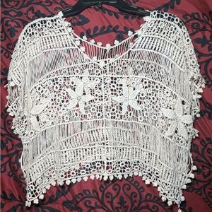 Elegant Crochet Lace Top